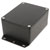 Hammond 1550Z113FBK Thick Wall Flanged Die Cast Enclosure, 115 x 90 x 55, Black