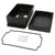 Hammond 1550Z116FBK Thick Wall Flanged Die Cast Enclosure, 161 x 100 x 60, Black