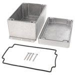 Hammond 1550Z117F Thick Wall Flanged Die Cast Enclosure, 160 x 100 x 81