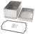 Hammond 1550Z117F Thick Wall Flanged Die Cast Enclosure, 160 x 100 x 81