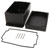 Hammond 1550Z117FBK Thick Wall Flanged Die Cast Enclosure, 160 x 100 x 81, Black