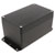 Hammond 1550Z117FBK Thick Wall Flanged Die Cast Enclosure, 160 x 100 x 81, Black