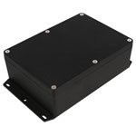 Hammond 1550Z120FBK Thick Wall Flanged Die Cast Enclosure, 171 x 121 x 55, Black