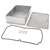 Hammond 1550Z124F Thick Wall Flanged Die Cast Enclosure, 223 x 147 x 55