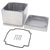 Hammond 1550Z137F Thick Wall Flanged Die Cast Enclosure, 121 x 121 x 102
