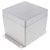 Hammond 1550Z137F Thick Wall Flanged Die Cast Enclosure, 121 x 121 x 102