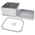 Hammond 1550Z139F Thick Wall Flanged Die Cast Enclosure, 160 x 160 x 102