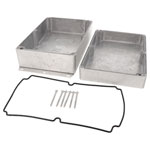 Hammond 1550Z220F Thick Wall Flanged Die Cast Enclosure, 223 x 147 x 83