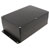 Hammond 1550Z220FBK Thick Wall Flanged Die Cast Enclosure, 223 x 147 x 83, Black