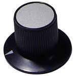 TruComponents 320004 Control knob Black (Ø x H) 29mmx20mm