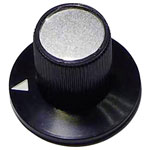 TruComponents 320005 Control knob Black (Ø x H) 23mmx17mm