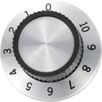 TruComponents 320007 Control knob + graduationAlu (Ø x H) 36.8mmx14.8mm