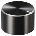 TruComponents 320023 Control knob + marking Black (Ø x H) 20mmx13mmAlu/Plastic