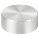 TruComponents 320044 Control knob + marking Silver (Ø x H) 25mmx10mmAlu/Plastic