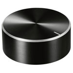TruComponents 320058 Control knob + marking Black (Ø x H) 48mmx19mmAlu/Plastic