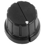 TruComponents 320059 Control knob + marking Black (Ø) 16mm