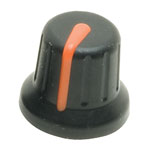 Re'an P670-S-03-S6 16mm Soft Touch Knob with Orange Pointer