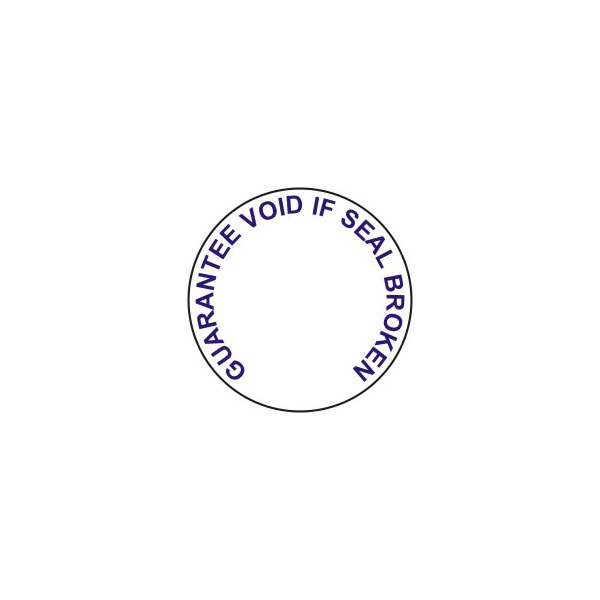 Guarantee Void Labels, Blue Tamper Proof, 19mm Circles, Pack Of 90
