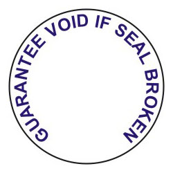 Guarantee Void Labels, Blue Tamper Proof, 19mm Circles, Pack Of 90