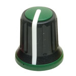 Re'an P300-H-095-S6 Tricolour Knob - Green Insert