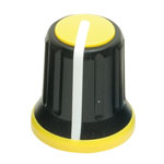 Re'an P300-H-094-S6 Tricolour Knob - Yellow Insert