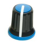 Re'an P300-H-096-S6 Tricolour Knob - Blue Insert