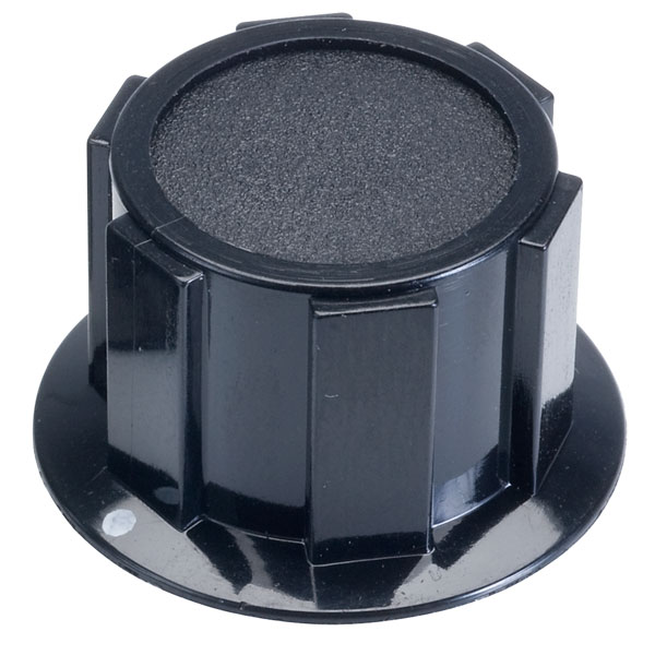Cliff FC1600 K1C Knob Black - 1/4" 6.35mm D Shape Push Fix