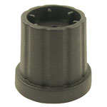 Cliff CL178887 K21 Control Knob Black 1/4" Screw Fix