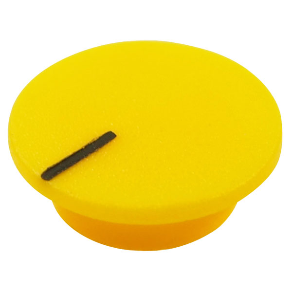 Cliff CL1772 K21 Knob Cap - Yellow With Marker Line