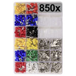 TruComponents 330077 Crimp set 0.5 mm² 6 mm² R/B/Y/Gr/W/Clear 850 pc(s)