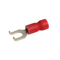 TruConnect 4.0mm Red 18A Flanged Fork Connector - Pack of