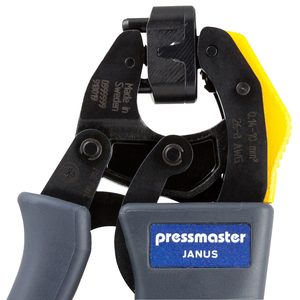 Pressmaster 4300-4889 Janus Self Adjusting Crimp Tool Front & Side ...
