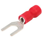 TruConnect 4.0mm Red 18A Fork Connector Pack of 100