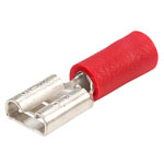 TruConnect 6.3x0.8mm 12A Red Female Receptacle Pack of 100
