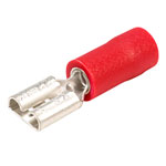 TruConnect 4.8x0.5mm 12A Red Female Receptacle Pack of 100