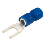 TruConnect 3.7mm Blue 24A Fork Connector Pack of 100