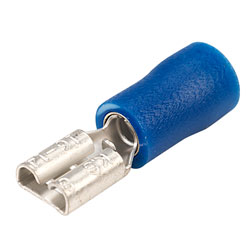 TruConnect 4.8x0.8mm 16A Blue Female Receptacle Pack of 100