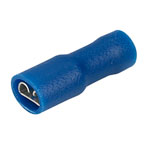 TruConnect 4.8mm Blue Insulated Receptacle Pack of 100