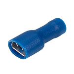TruConnect 6.3mm Blue Insulated Receptacle Pack of 100