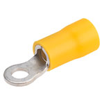 TruConnect Yellow 3.7mm Ring Terminal Pack of 100