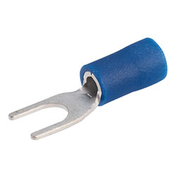 TruConnect Blue 4mm Fork Terminal Pack of 100