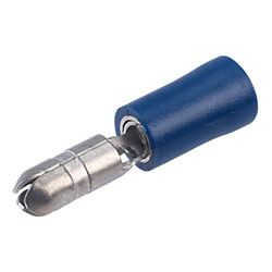 Davico EBAB 4M Blue 4mm Male Bullet Connector Pack of 100