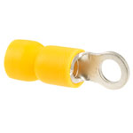 TruConnect M4 Stud Size Yellow 48A Ring Connector Pack of 100