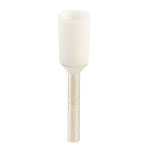 TruConnect Bootlace Ferrules 0.5mm White - Pack of 100