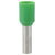 TruConnect Bootlace Ferrules 6.0mm Green Pack of 100