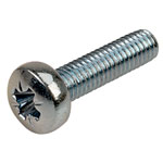 Pack Of 100 Affix Slotted Pan Head Machine Screws BZP M2.5 20mm 