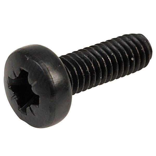 Black Steel 4.8 Pan Head Machine Screws Pozidrive M3/M4 