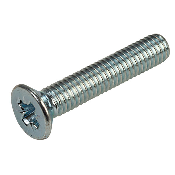 Affix Pozi Countersunk Machine Screws BZP M3 16mm - Pack Of 100 | Rapid ...