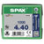 SPAX 0191010400405 Universal Screw 4 x 40mm T-Star Plus Steel WIROX 1000pc