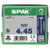 SPAX 0191010400455 Universal Screw 4 x 45mm T-Star Plus Steel WIROX 500pc